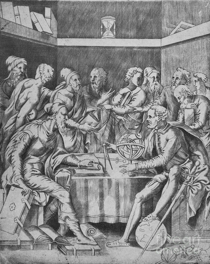 Agrippa Instructing Pupils, 16th Century Photograph by Science Source