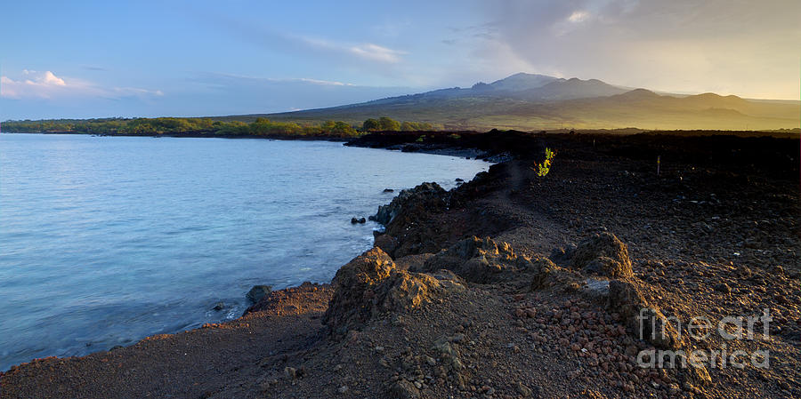 Ahihi Preserve and Haleakala Maui Hawaii Photograph by Dustin K Ryan