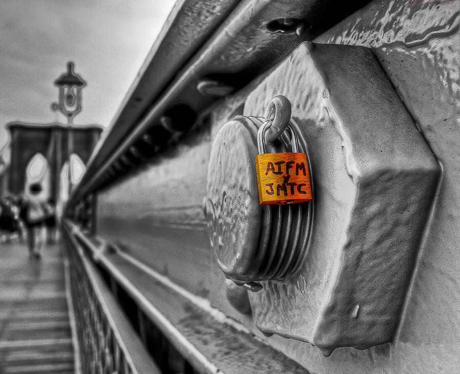 Pad Lock Photograph - Aifm Jmtc by Dmitriy Mirochnik Pad Lock Photograph - Aifm Jmtc by Dmitriy Mirochnik