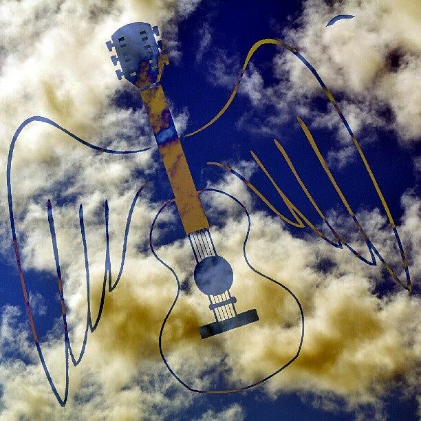Guitar Photograph - Air Guitar by Daryl Macintyre