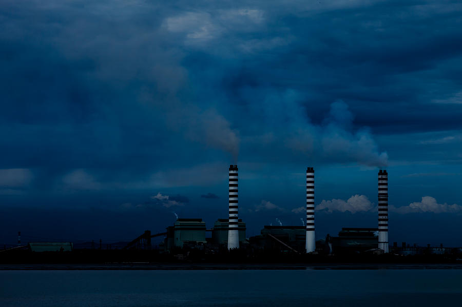 Air Pollution Photograph by Ray Shiu