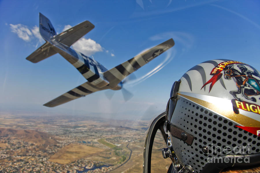 Airborne With The Horsemen Aerobatic Photograph by Scott Germain