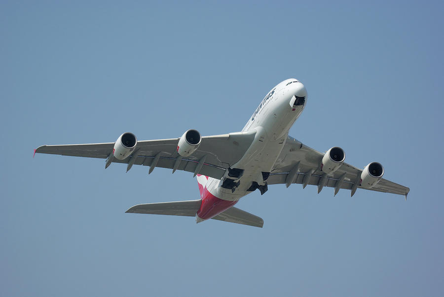 Airbus A380-842 Photograph by Tim Beach