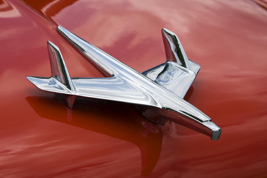 Airplane Hood Ornament Photograph by Sally Weigand
