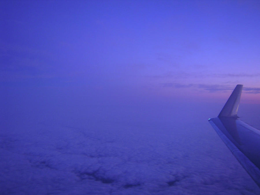 Airplane Sunset Photograph by Jera Sky