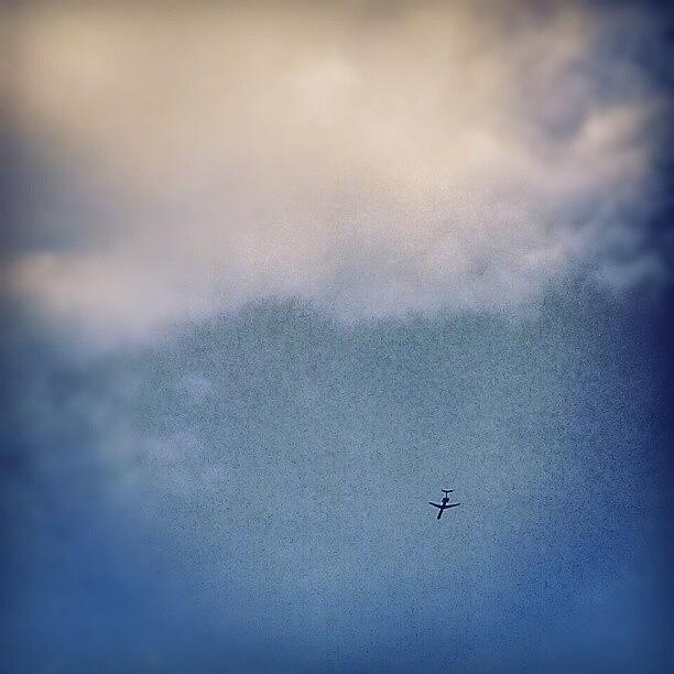 Airplane Photograph - #airplanes And The #clouds #nyc by Lissette Padilla