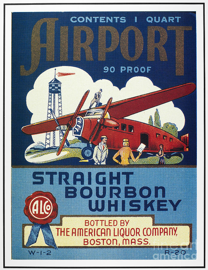 Airport Whiskey Label Photograph by Granger