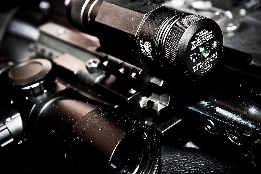 Gun Photograph - AK-47 Closeup 4 by Erik Hovind
