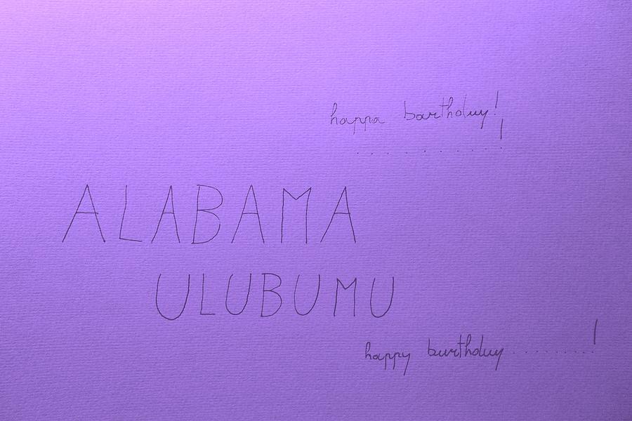 Birthday Painting - Alabama Birthday by Raul Gubert