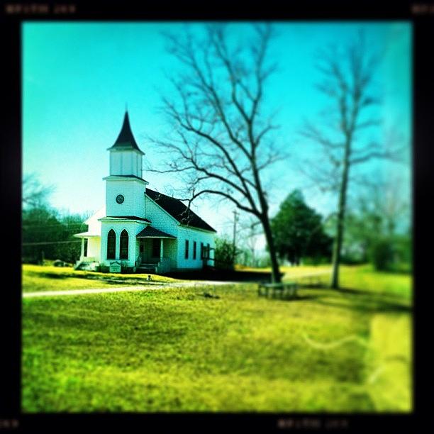 Hipstamatic Photograph - Alabama Country Church 🙏 by Molly Slater Jones