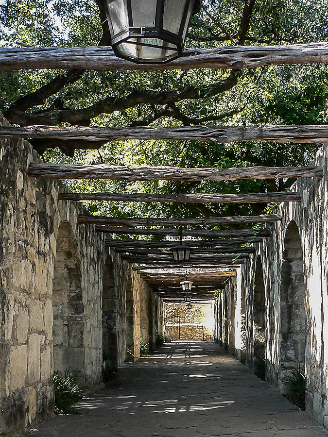 Alamo Corridor II Photograph by Debbie Karnes
