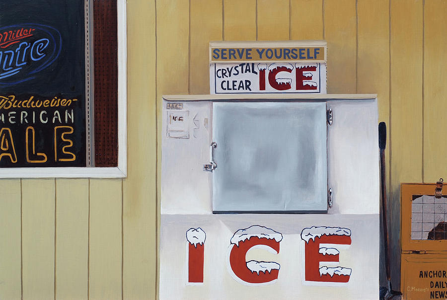 Alaskan Ice Painting by Craig Morris