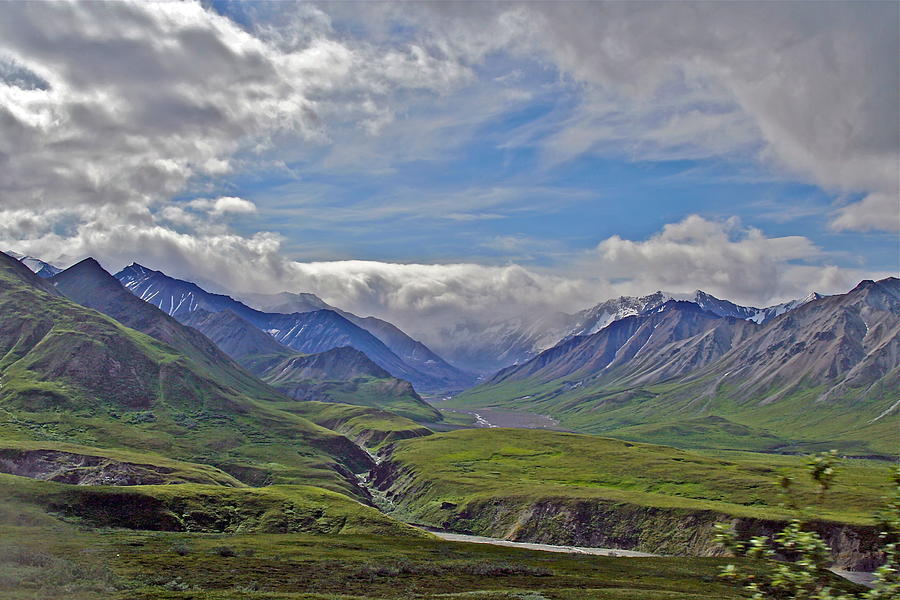 Alaskan River Valley Photograph by Jeffrey Levin - Fine Art America