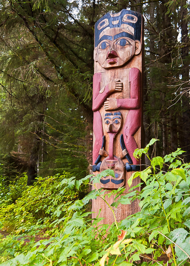Alaskan Totem Pole Photograph by Jon Berghoff - Fine Art America