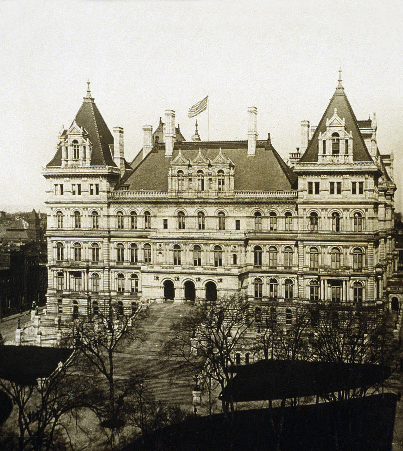 Albany New York - State Capitol Building - c 1900 Photograph by International  Images
