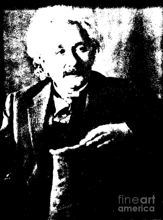 Albert Einstein 1931 Litho Photograph by Padre Art