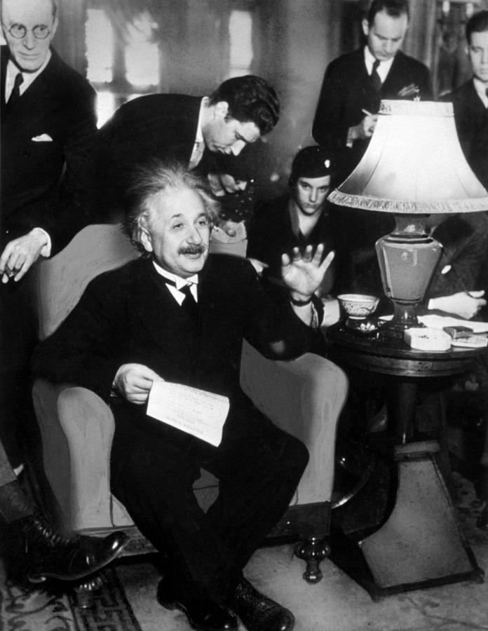 Albert Einstein, 1934 Photograph by Everett