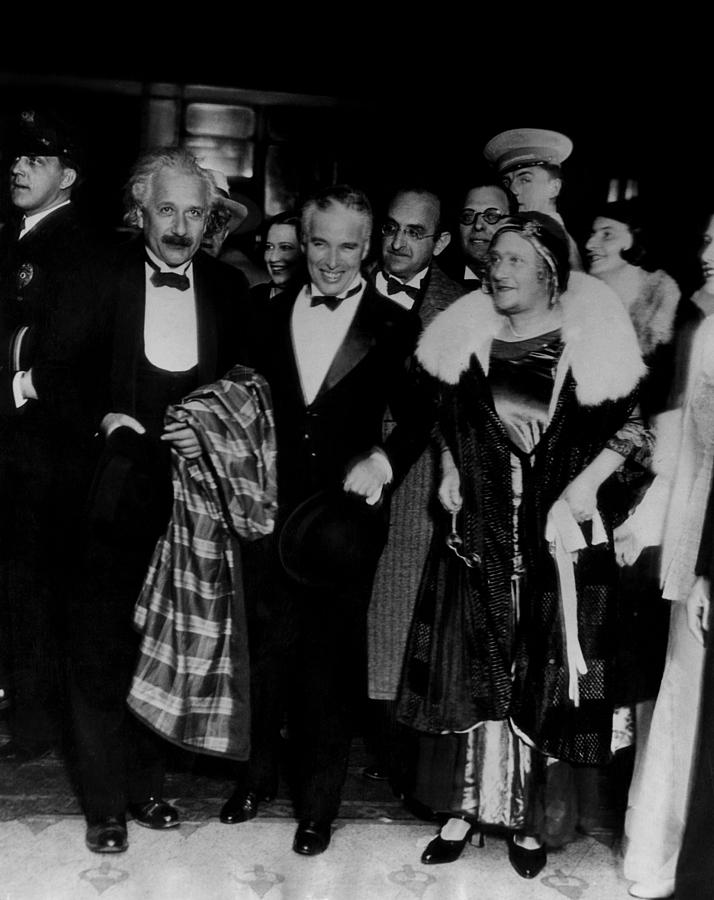 Albert Einstein Front Left, Charles Photograph by Everett