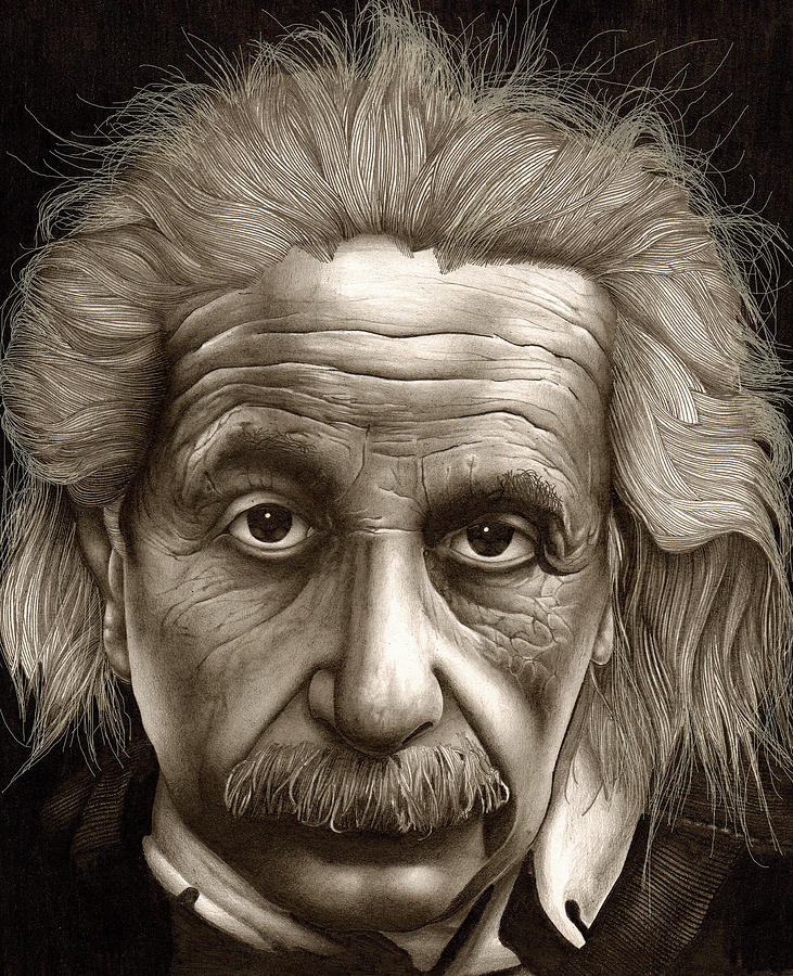 Albert Einstein-millenium Man by Lee Appleby