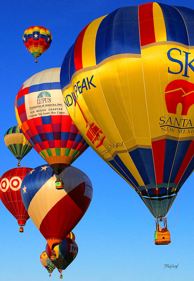 Albuquerque Balloon Festival Photograph by Fred J Lord