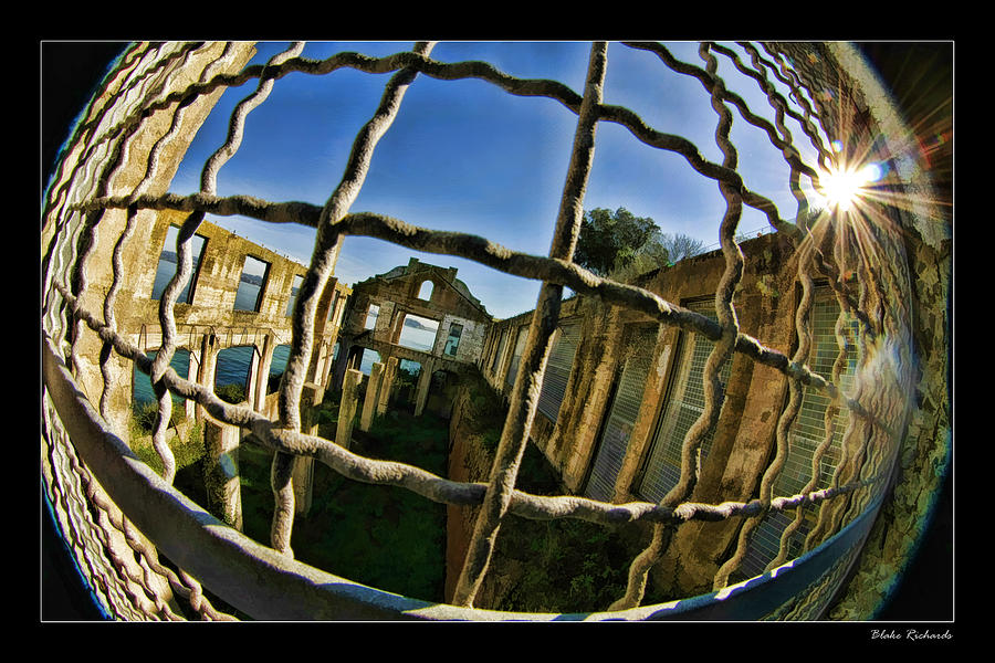 Alcatraz Though The Fence Photograph by Blake Richards
