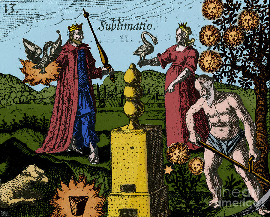 Alchemy Illustration Photograph by Science Source