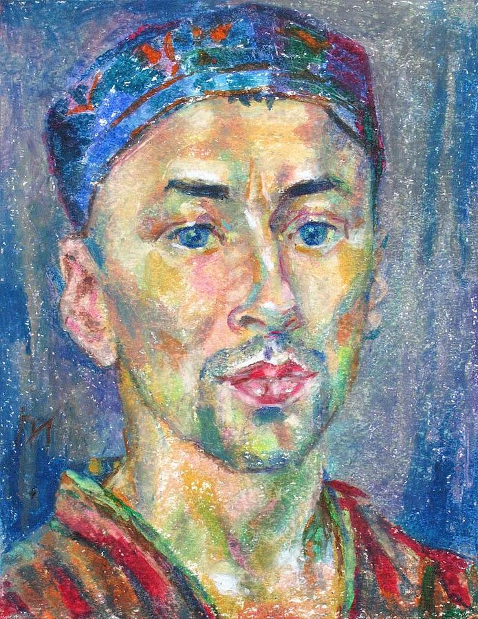 Portrait Painting - Aleksey Zlobin by Leonid Petrushin