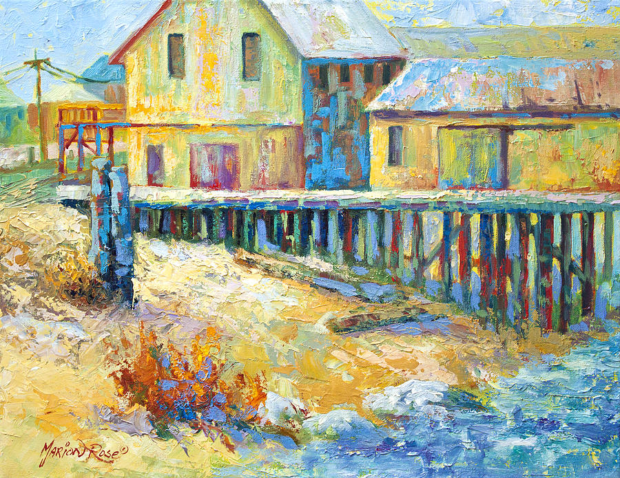 Alert Bay Cannery Painting by Marion Rose