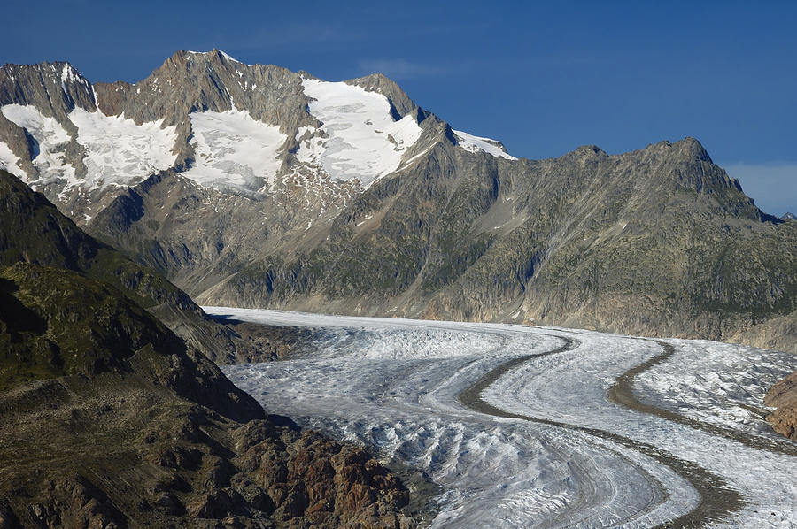 Aletsch Glacier Switzerland Photograph by Matthias Hauser