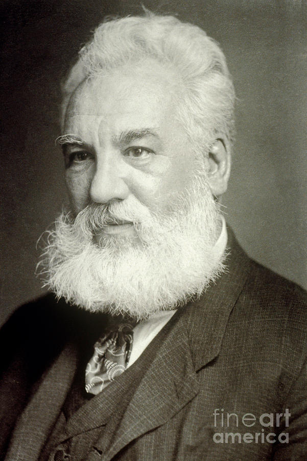 Alexander Graham Bell Photograph by Photo Researchers