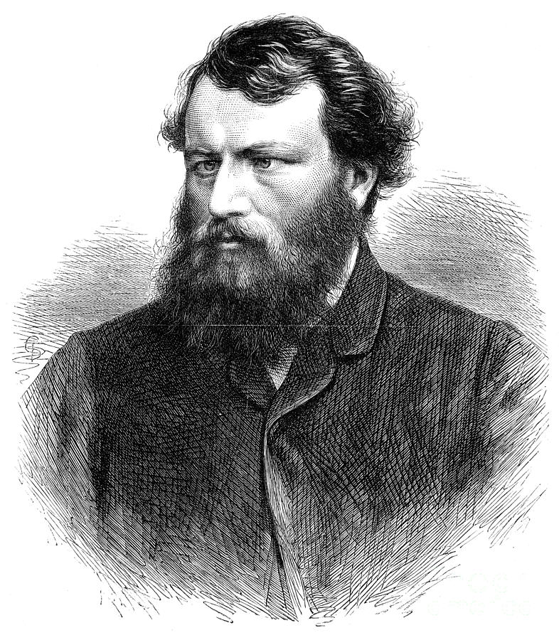 Portrait Photograph - Alexander Smith (1830-1867) by Granger