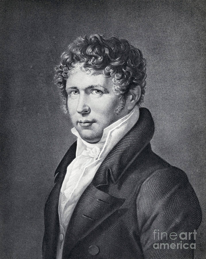 Portrait Photograph - Alexander Von Humboldt, Prussian by Photo Researchers