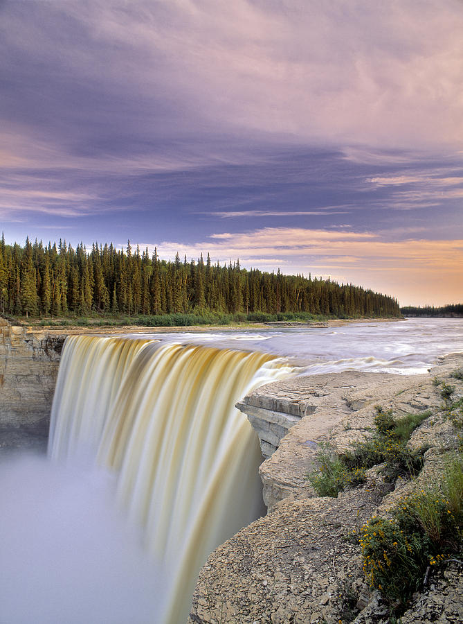 Alexandra Falls, Hay River, Northwest Photograph by Darwin Wiggett