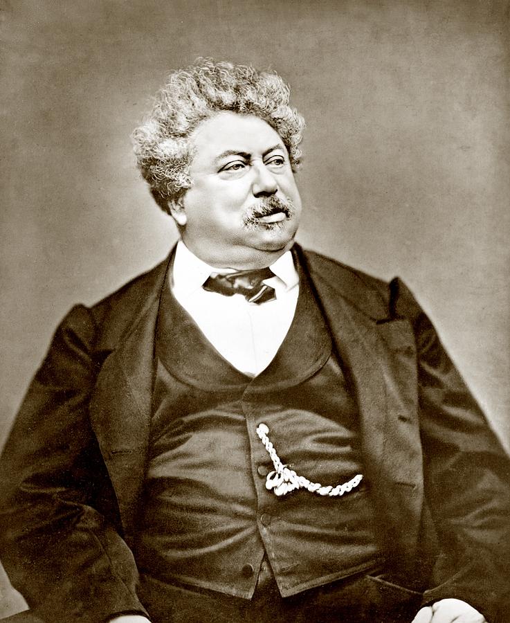 Alexandre Dumas Père 1802-1870 Popular Photograph by Everett