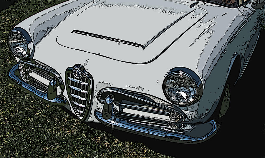 Alfa Romeo Nose Study Photograph by Samuel Sheats