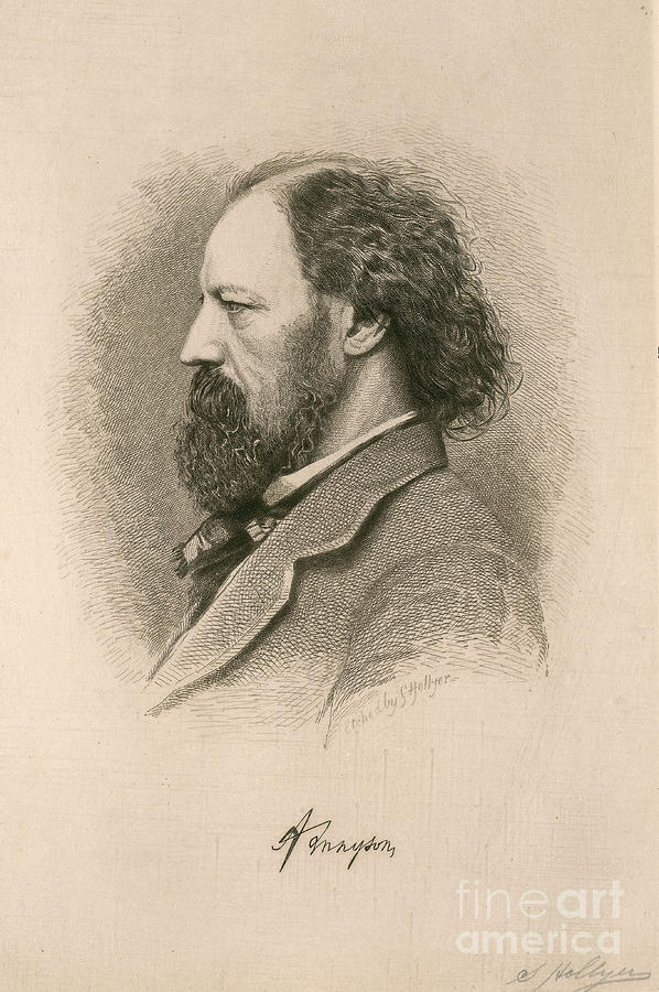 Alfred, Lord Tennyson, English Poet Photograph by Photo Researchers
