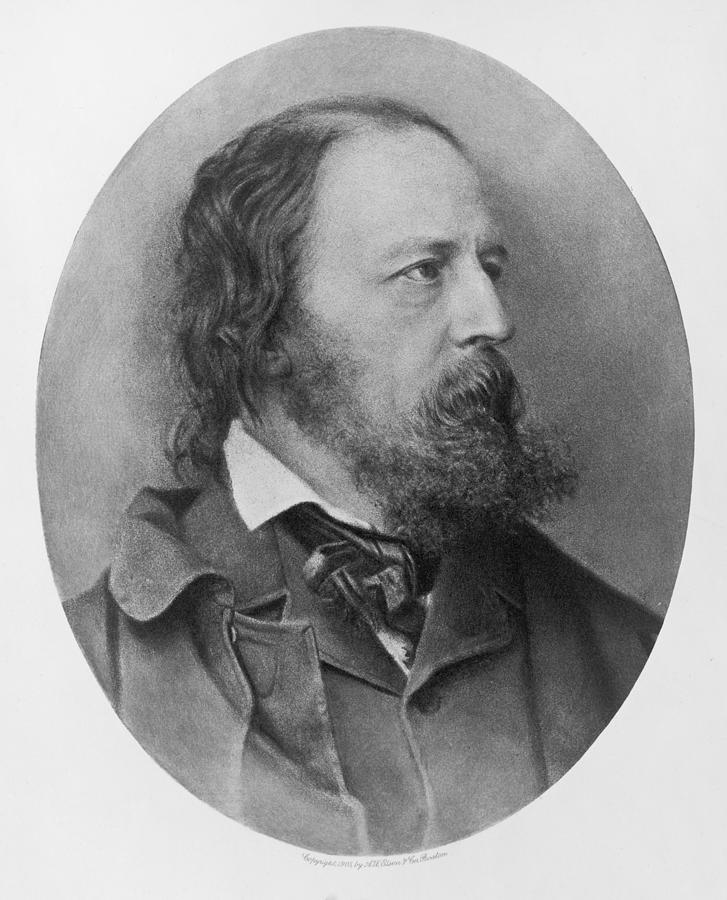 Alfred Tennyson 1809-1892, Poet by Everett