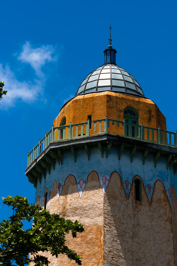 Alhambra Water Tower Colors Photograph by Ed Gleichman