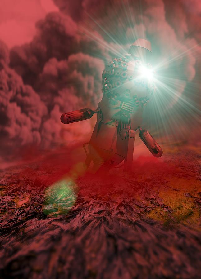Alien Invasion, Conceptual Artwork Digital Art by Victor Habbick Visions