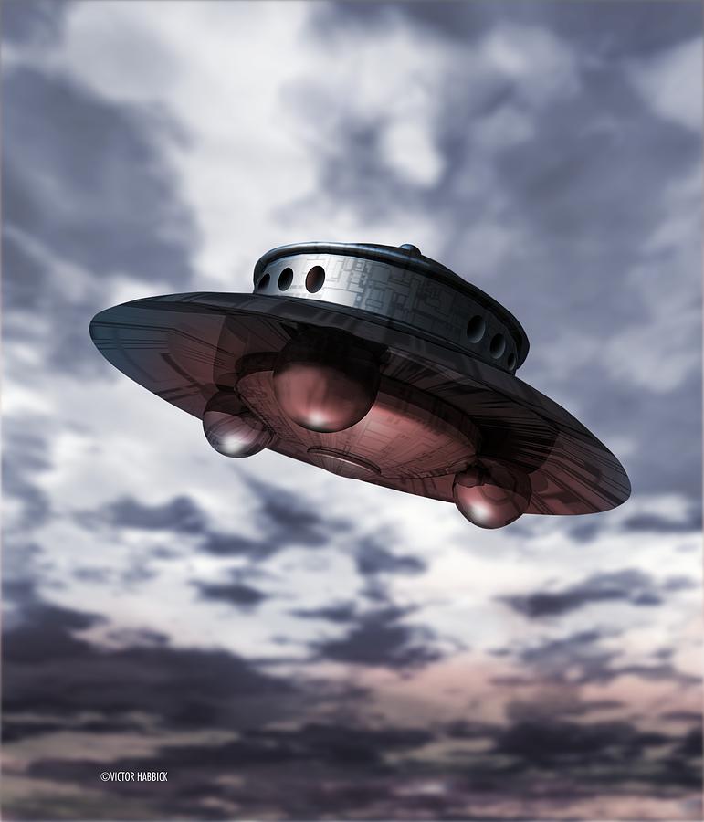 Alien Spaceship Photograph by Victor Habbick Visions