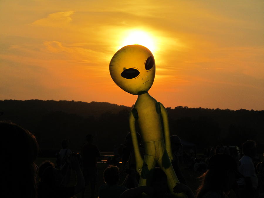 Alien Sunset Photograph by Vijay Sharon Govender