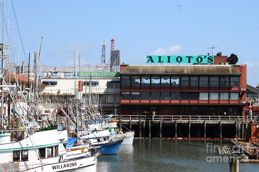 Alioto.s Restaurant . Fishermans Wharf . San Francisco California . 7D14475 Photograph by Wingsdomain Art and Photography