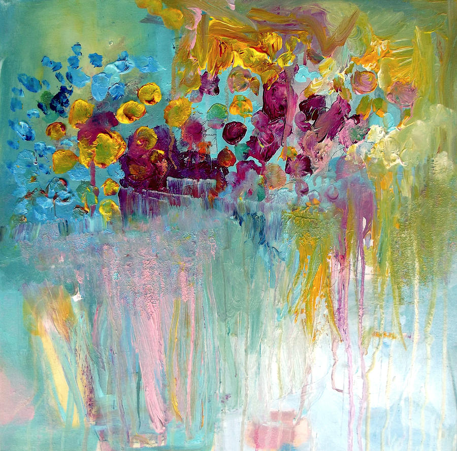 All Beautiful Things Grow Wild Painting by Wendy Mcwilliams