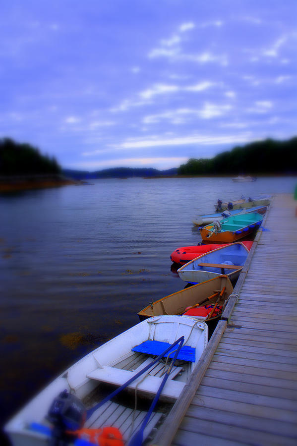 All In A Row Boats Photograph by Greg DeBeck