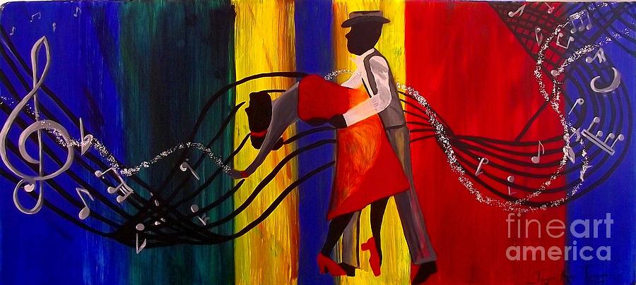 All That Jazz Painting by Jayne Kerr 
