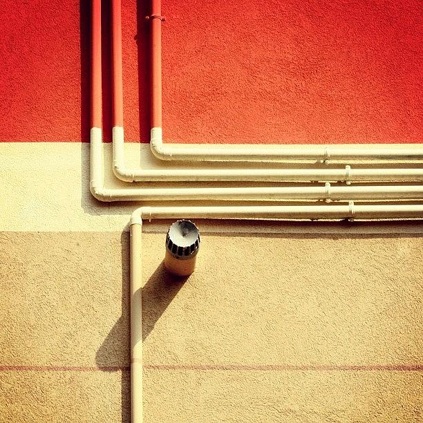 Summer Photograph - All That Jazz #geometry #color #pipes by A Rey
