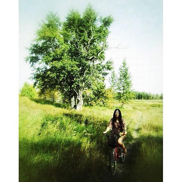 Vintage Photograph - All You Need Is 💚 #vintage #bike by Ange Exile DuParadis