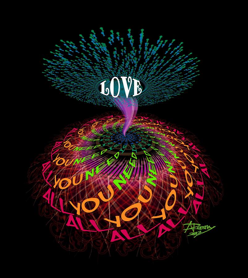 All You Need Is Love B1 Digital Art by Atheena Romney
