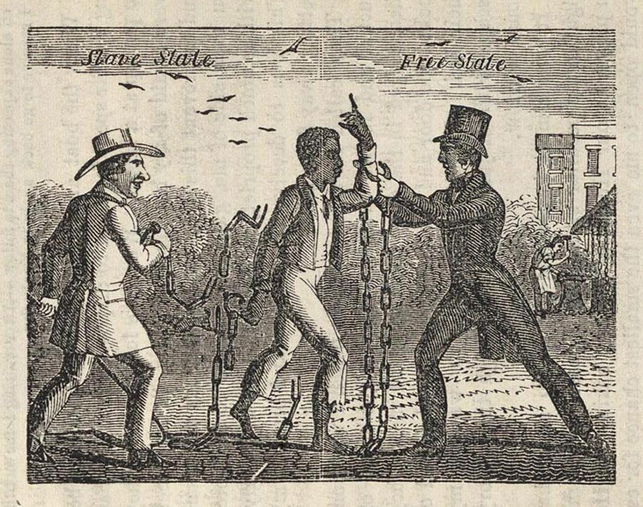 History Photograph - Allegorical Illustration Of A Slaves by Everett