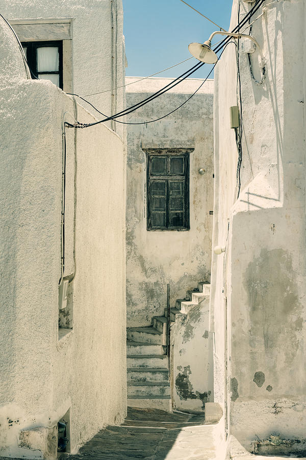 Greek Photograph - alley in Greece by Joana Kruse